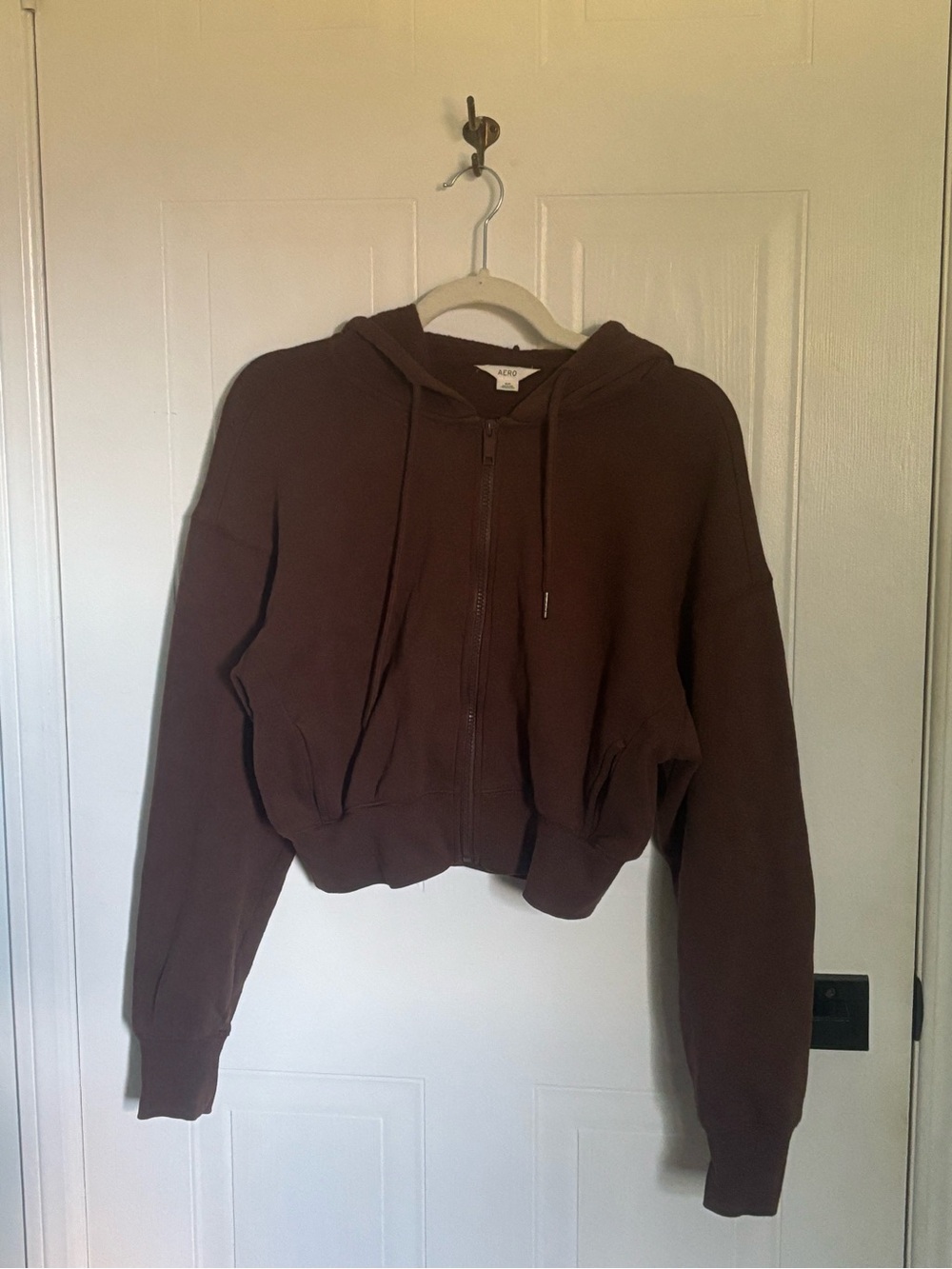 Bluenotes Cropped Zip Up Hoodie